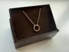 agete K10ダイヤモンドネックレス