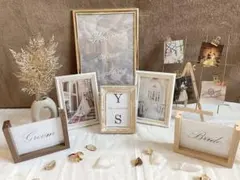 【ラスト1セット】結婚式　ウェディング　ウェルカムスペース　ゴールド