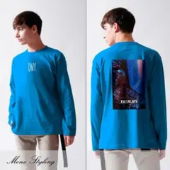 峯田茉優 LIVERTINEAGEコラボ ロングTシャツ ブルー M - メルカリ