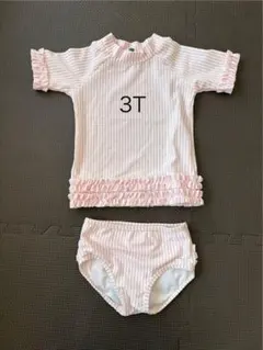 ラッフルバッツ　水着 3T セパレート ピンク　フリル