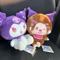 モンチッチ×クロミ ナイトパーティBIGぬいぐるみ〜パープル〜のサムネイル