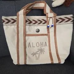 カヒコALOHA コーデュロイトートバッグいいね❌