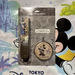 新品　ディズニー　カメラストラップ　35周年　ヒストリー　リゾート　ミッキー