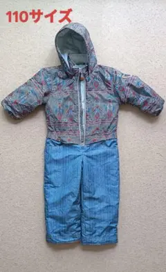 子供用 スキー スノーボード ウェア フード付 110サイズ つなぎ