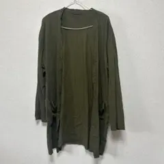 BROWNY FRANCE LINEN カーディガン オリーブ Mのサムネイル