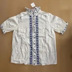 Bonpointボンポワン10A/135㎝　刺繍入りブラウス