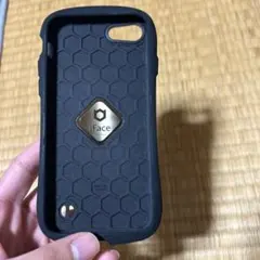 iFace iPhone SE用ハードケース ブラック