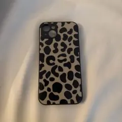 ヒョウ柄 iPhone15プラス用ケース