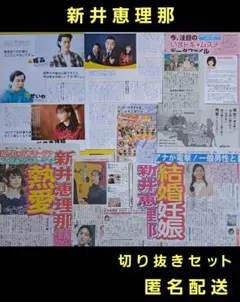 新井恵理那 切り抜きセット