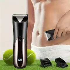 メンズ ボディヘアトリマー 電動ヘアクリッパー 防水 バリカン USB充電式のサムネイル