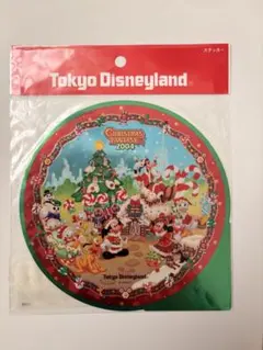 Tokyo Disneyland クリスマスステッカー 2004