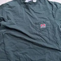 BEN DAVIS ダークグリーン ポケットTシャツ