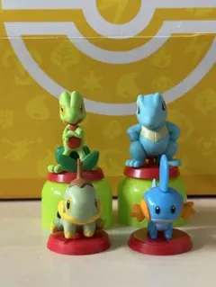 ☆バラ売可☆ポケモンチョコエッグ 4体 キモリ ワニノコ ナエトル ミズゴロウ