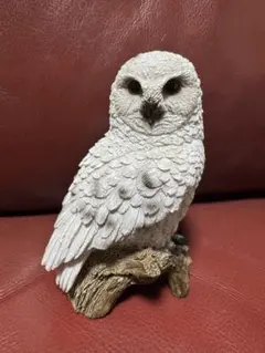 シロフクロウ 置物 インテリア オブジェ