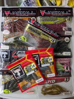 ①JACKALL ジャッカル ワームセット まとめ売り