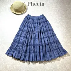 美品✨ pheeta Billi シャーリングギャザースカート 定価3.4万のサムネイル