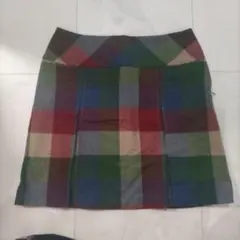 OLIVE des OLIVE チェック柄スカート