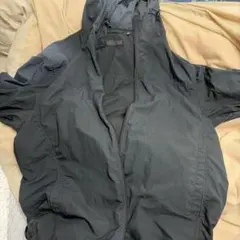 ブラック フード付きジャケット XL