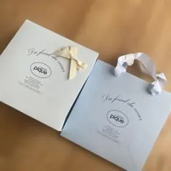 ジェラートピケgelato pique ギフトボックス ショッパー　紙袋セット