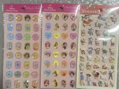 ディズニー プリンセス クレヨンしんちゃん ストーンシール セット