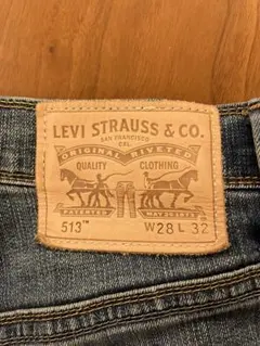 LEVI'S 513 W28 L32 ライトブルーデニム