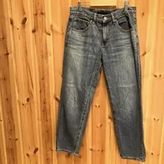 【ユニクロ】デニム　ジーンズ　ジーパン　パンツ　ポケット付き　ブルー系