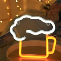 #大幅値下げ 【生ビール】　ネオンサイン多色 LED ・ USB 集客力アップのサムネイル