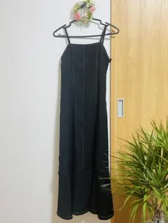 ブラック キャミワンピース ベルト付き GRL