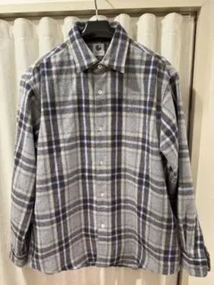 フランネル グレー系 United Arrows長袖シャツ