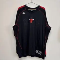 adidas シカゴ・ブルズ 長袖シャツ 2XL CLIMACOOL