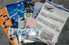 自衛隊 陸上 海上 航空 パンフレット クリップ ふせん メモ用紙 8点セット