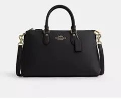 COACH ブラック ショルダーバッグ