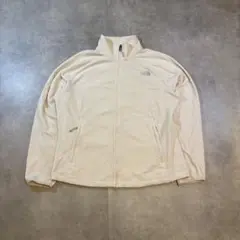 90s 00s THE NORTH FACE フリースジャケット ホワイト 古着