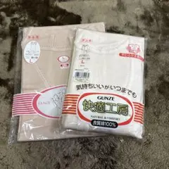 GUNZE 七分袖前あき&V型ノースリーブスリーマー L2枚セット　快適工房