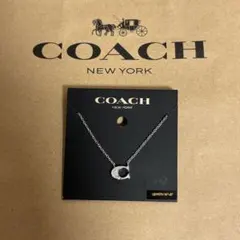 COACH コーチ シグネチャーネックレス シルバー