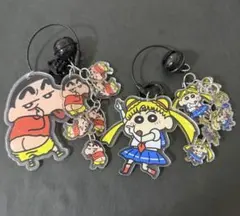 しんちゃん　アクリルキーホルダー2点セット