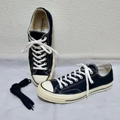 【早い者勝ち】コンバース チャックテイラー CT70 黒 靴ひも付き