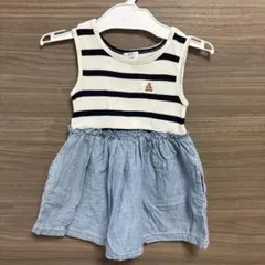 ストライプノースリーブワンピースのサムネイル