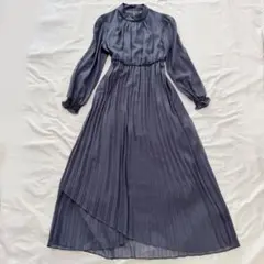美品✨コルコバード マキシワンピース ボウタイ 七分袖 リボン