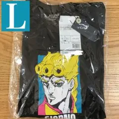 ジョジョの奇妙な冒険　ワークマン　Lサイズ　ジョルノ　ブラックTシャツ