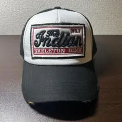 メッシュキャップ ブラック 黒 アメカジ ダメージ加工 古着 ストリート