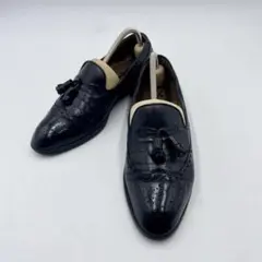 イヴサンローラン　タッセルローファー　ウイングチップ　メダリオン26.5cm相当