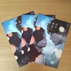 道枝駿佑・生見愛瑠主演映画【君が最後に遺した歌】フライヤー×3枚