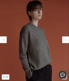JUHA LINEN WOOL V-NECK P/O プルオーバー ヴァルーズ - メルカリ