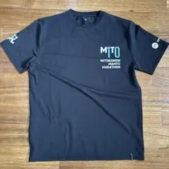 水戸黄門漫遊マラソン2025参加Tシャツ Mサイズ ブラック