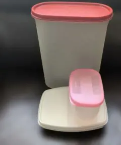 Tupperware 食品保存容器 3個セット - メルカリ