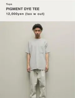 bal PIGMENT DYE TEE bal original