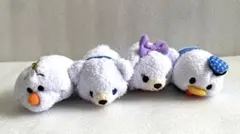 ツムツム　４個セット　ディズニー　ユニベア　オラフ　ドナルド