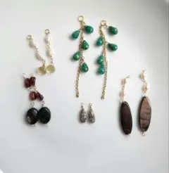 [72] ハンドメイ 天然石 チャーム