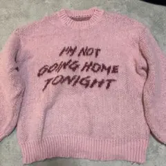 最終値下げ！ピンク ニット 長袖 Lサイズ